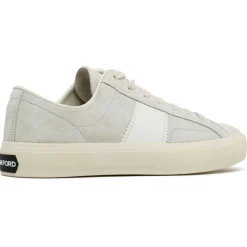 Tom Ford - Marble and Cream Logo Patch Sneakers - Tom Ford Exclusive Luxury Collection - Avvenice