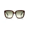 Tom Ford - Marissa Sunglasses - Square Acetate and Metal Sunglasses - Havana - FT0619 - Sunglasses - Tom Ford Eyewear - Avvenice
