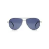 Tom Ford - Marko Aviator Sunglasses - Shiny Metal Aviator Sunglasses - Rhodium - FT0144 - Sunglasses - Tom Ford Eyewear - Avvenice