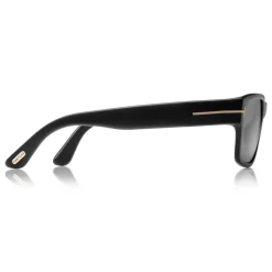 Tom Ford - Mason Polarized Sunglasses - Squared Acetate Sunglasses - Black - FT0445P - Sunglasses - Tom Ford Eyewear - Avvenice