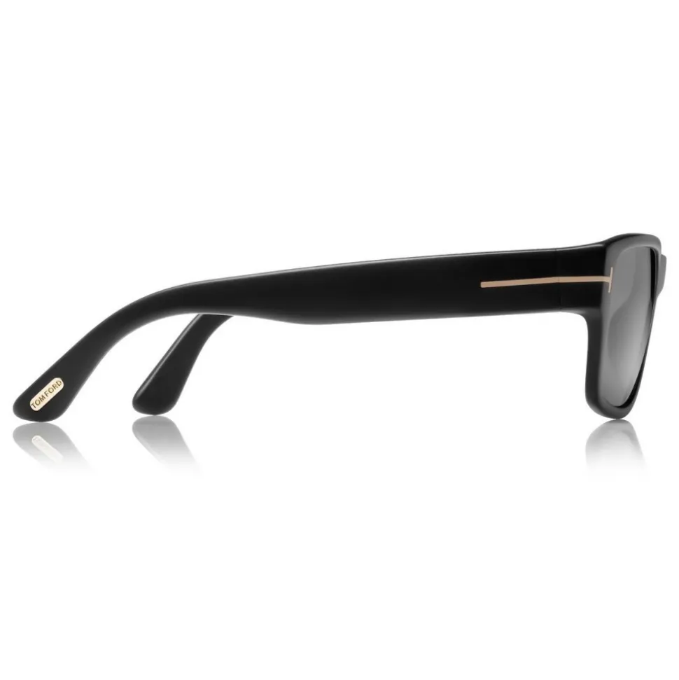 Tom Ford - Mason Polarized Sunglasses - Squared Acetate Sunglasses - Black - FT0445P - Sunglasses - Tom Ford Eyewear - Avvenice