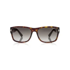 Tom Ford - Mason Sunglasses - Soft Squared Acetate Sunglasses - Gradient Havana -FT0445 - Sunglasses - Tom Ford Eyewear - Avvenice