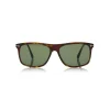 Tom Ford - Max Polarized Sunglasses - Square Acetate Sunglasses - Dark Havana - FT0588-P - Sunglasses - Tom Ford Eyewear - Avvenice