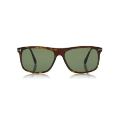 Tom Ford - Max Polarized Sunglasses - Square Acetate Sunglasses - Dark Havana - FT0588-P - Sunglasses - Tom Ford Eyewear - Avvenice