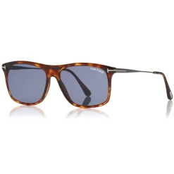 Tom Ford - Max Sunglasses - Square Acetate Sunglasses - Red Havana - FT0588 - Sunglasses - Tom Ford Eyewear - Avvenice