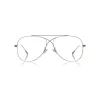 Tom Ford - Metal Criss Cross Aviators Optical Glasses - Pilot Shape - Silver - FT5531 - Optical Glasses - Tom Ford Eyewear - Avvenice