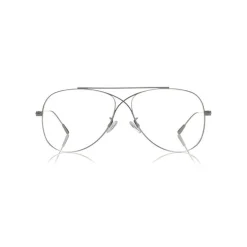 Tom Ford - Metal Criss Cross Aviators Optical Glasses - Pilot Shape - Silver - FT5531 - Optical Glasses - Tom Ford Eyewear - Avvenice