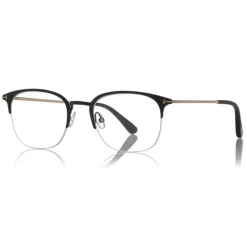 Tom Ford - Metal Optical Glasses - Square Metal Optical Glasses - Black - FT5452 - Optical Glasses - Tom Ford Eyewear - Avvenice