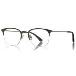 Tom Ford - Metal Optical Glasses - Metal Optical Glasses - Matte Dark Ruthenium - FT5452 - Optical Glasses - Tom Ford Eyewear - Avvenice