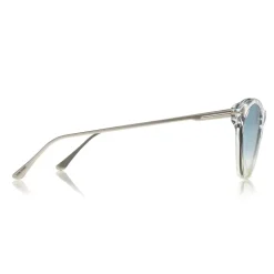 Tom Ford - Micaela Sunglasses - Cat Eye Acetate Sunglasses - FT0662 - Transparent - Tom Ford Eyewear - Avvenice