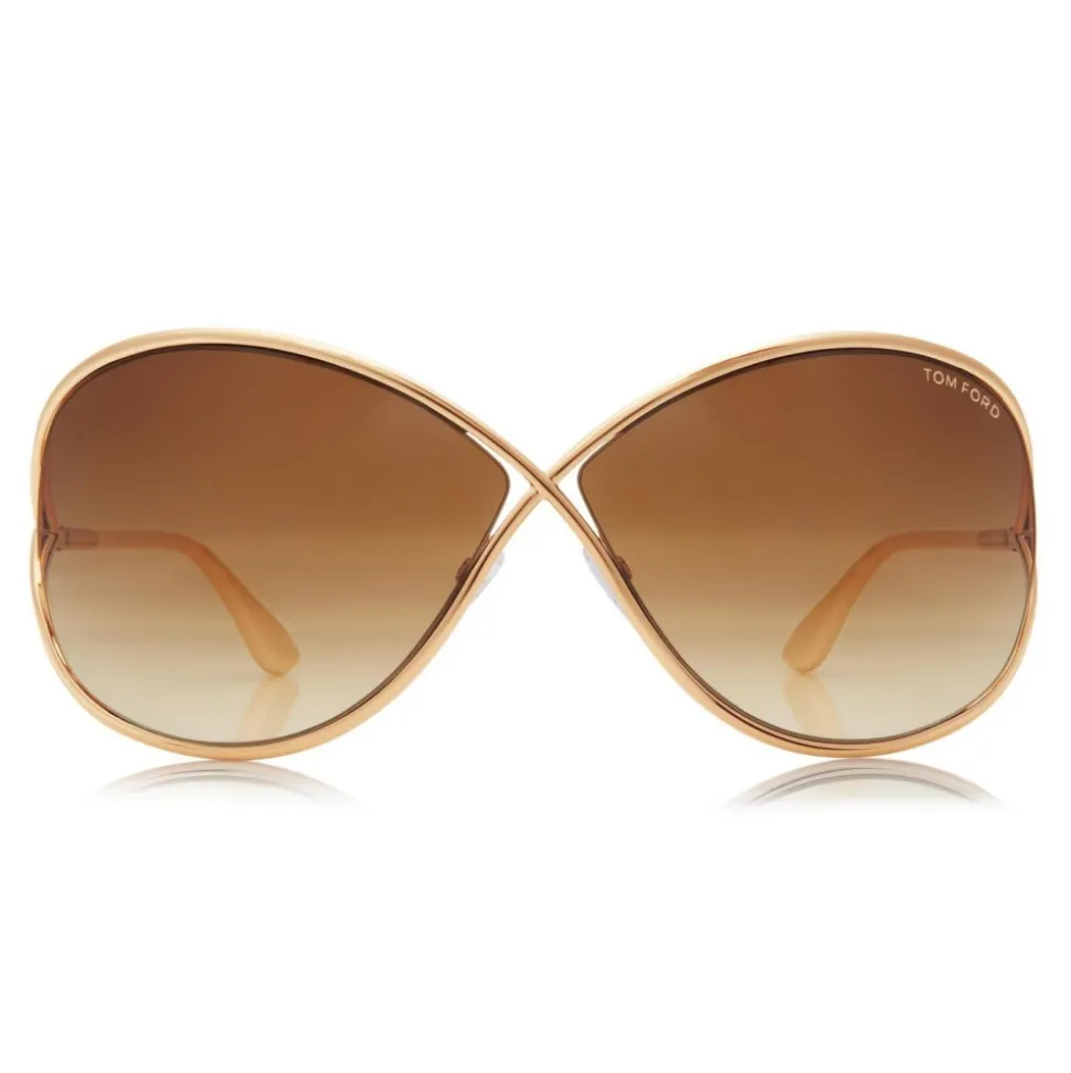 Tom Ford - Miranda Sunglasses - Oversized Square Acetate Sunglasses - FT0130 - Brown - Tom Ford Eyewear - Avvenice