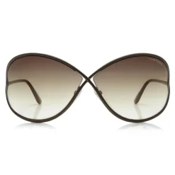 Tom Ford - Miranda Sunglasses - Oversized Square Acetate Sunglasses - FT0130 - Bronze - Tom Ford Eyewear - Avvenice