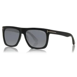 Tom Ford - Morgan Sunglasses - Squared Acetate Sunglasses - Black Smoke - FT0513 - Sunglasses - Tom Ford Eyewear - Avvenice