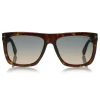 Tom Ford - Morgan Sunglasses - Squared Acetate Sunglasses - Havana - FT0513 - Sunglasses - Tom Ford Eyewear - Avvenice