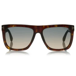 Tom Ford - Morgan Sunglasses - Squared Acetate Sunglasses - Havana - FT0513 - Sunglasses - Tom Ford Eyewear - Avvenice