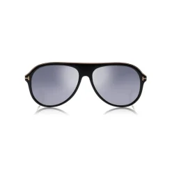 Tom Ford - Nicholai Sunglasses - Pilot Style Sunglasses - Black Smoke - FT0624 - Sunglasses - Tom Ford Eyewear - Avvenice