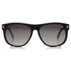 Tom Ford - Olivier Soft Square Polarized Sunglasses - Square Sunglasses - Black - FT0236P - Sunglasses - Tom Ford Eyewear - Avvenice
