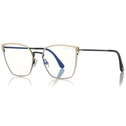 Tom Ford - Optical Glasses - Square Optical Glasses - Black Ivory - FT5574-B - Optical Glasses - Tom Ford Eyewear - Avvenice