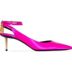 Tom Ford - Pink Padlock Slingback Pumps - Tom Ford Exclusive Luxury Collection - Avvenice