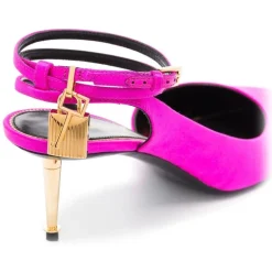 Tom Ford - Pink Padlock Slingback Pumps - Tom Ford Exclusive Luxury Collection - Avvenice