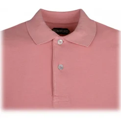 Tom Ford - Pink Tennis Piquet Polo - Tom Ford Exclusive Luxury Collection - Avvenice