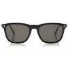 Tom Ford - Polarized Arnaud Sunglasses - Square Style Acetate Sunglasses - Black - FT0625-P - Sunglasses - Tom Ford Eyewear - Avvenice