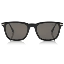 Tom Ford - Polarized Arnaud Sunglasses - Square Style Acetate Sunglasses - Black - FT0625-P - Sunglasses - Tom Ford Eyewear - Avvenice