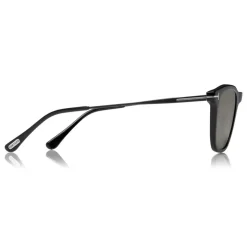 Tom Ford - Polarized Arnaud Sunglasses - Square Style Acetate Sunglasses - Black - FT0625-P - Sunglasses - Tom Ford Eyewear - Avvenice