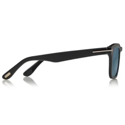 Tom Ford - Polarized Dax Sunglasses - Square Sunglasses - Black - FT0751-P - Sunglasses - Tom Ford Eyewear - Avvenice