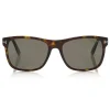 Tom Ford - Polarized Giulio Sunglasses - Soft Squared Sunglasses - Dark Havana - FT0698-P - Sunglasses - Tom Ford Eyewear - Avvenice