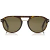 Tom Ford - Polarized Ivan Sunglasses - Round Acetate Sunglasses - Havana - FT0675-P - Sunglasses - Tom Ford Eyewear - Avvenice