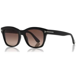 Tom Ford - Polarized Lauren Sunglasses - Squared Acetate Sunglasses - Black - FT0614-P - Sunglasses - Tom Ford Eyewear - Avvenice