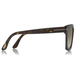 Tom Ford - Polarized Sari Sunglasses - Squared Acetate Sunglasses - Havana - FT0690-P - Sunglasses - Tom Ford Eyewear - Avvenice