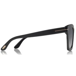 Tom Ford - Polarized Sari Sunglasses - Squared Acetate Sunglasses - Black - FT0690-P - Sunglasses - Tom Ford Eyewear - Avvenice