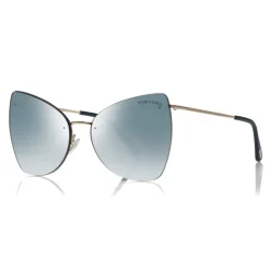 Tom Ford - Presley Sunglasses - Butterfly Acetate Sunglasses - FT0716 - Silver - Tom Ford Eyewear - Avvenice