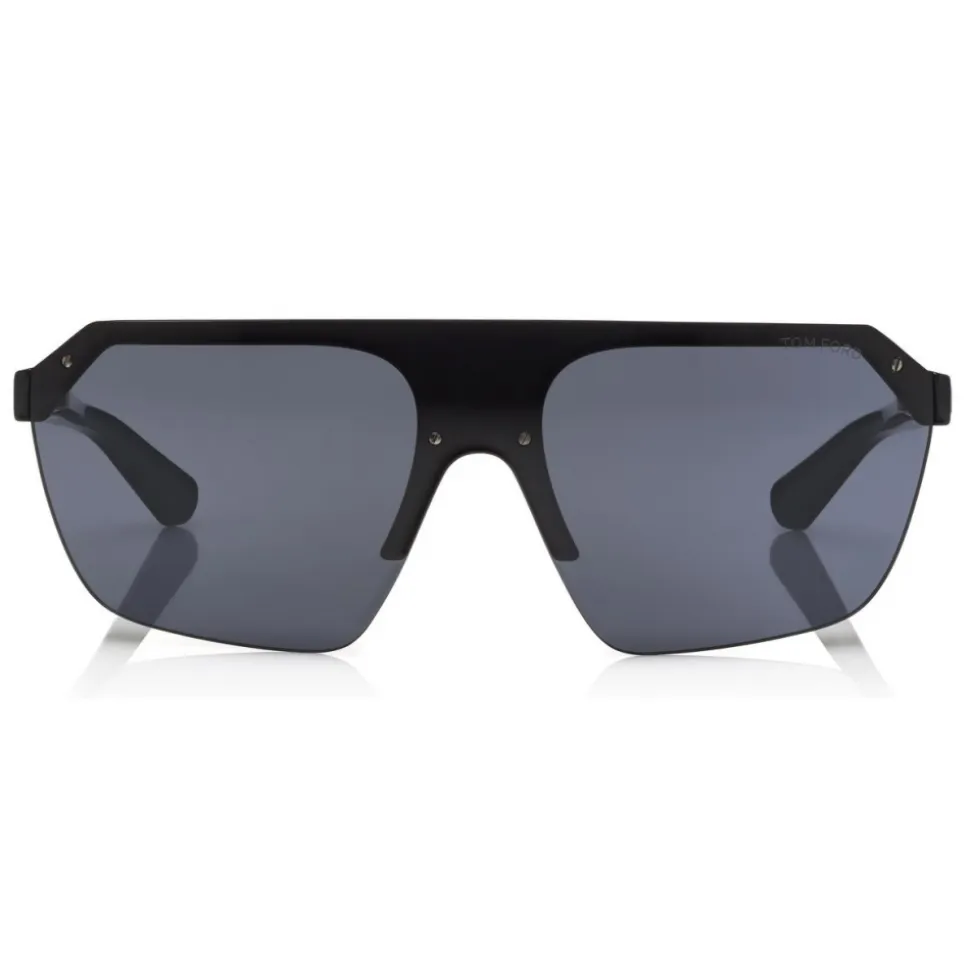 Tom Ford - Razor Sunglasses - Mask Shape Sunglasses - Black - FT0797 - Sunglasses - Tom Ford Eyewear - Avvenice