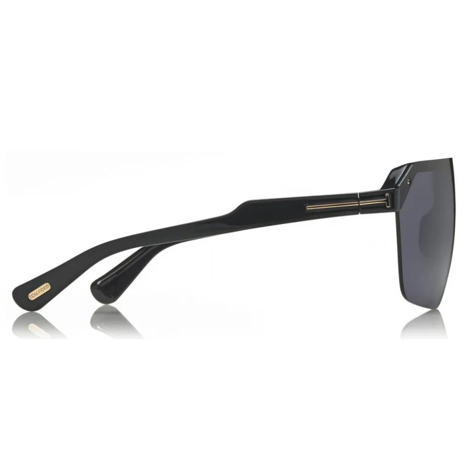 Tom Ford - Razor Sunglasses - Mask Shape Sunglasses - Black - FT0797 - Sunglasses - Tom Ford Eyewear - Avvenice