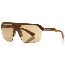 Tom Ford - Razor Sunglasses - Mask Shape Sunglasses - Olive - FT0797 - Sunglasses - Tom Ford Eyewear - Avvenice