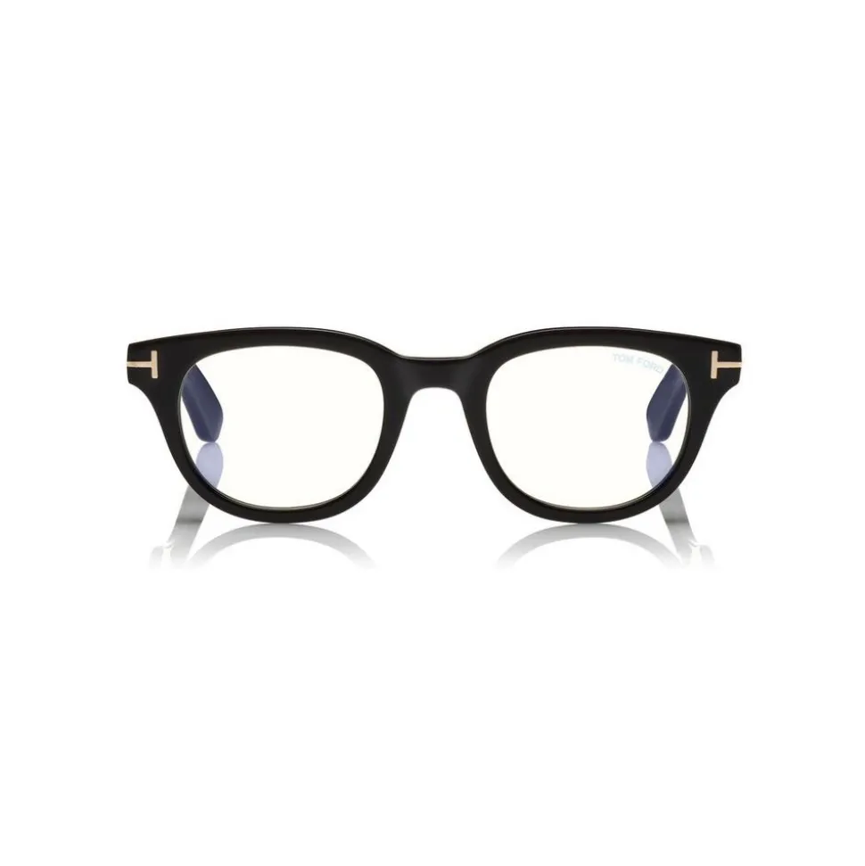 Tom Ford - Rectangle Optical Glasses - Rectangle Optical Glasses - Black - FT5558-B - Optical Glasses - Tom Ford Eyewear - Avvenice