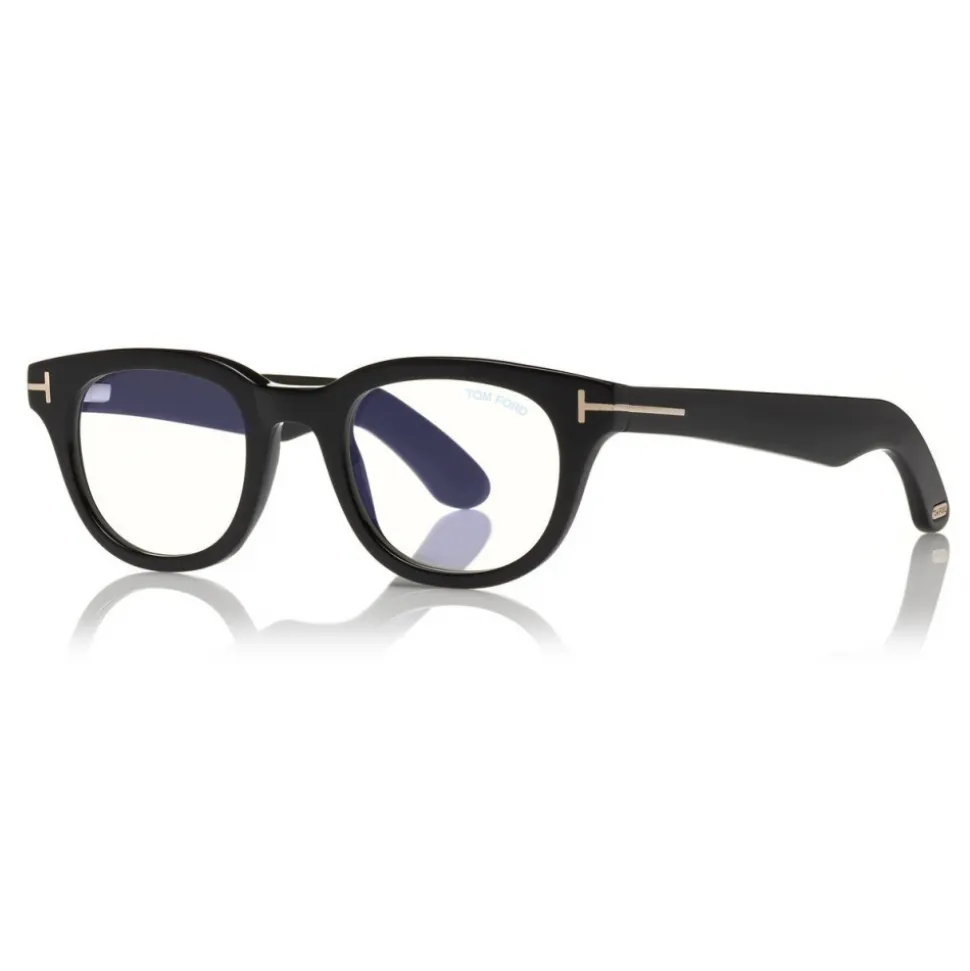 Tom Ford - Rectangle Optical Glasses - Rectangle Optical Glasses - Black - FT5558-B - Optical Glasses - Tom Ford Eyewear - Avvenice