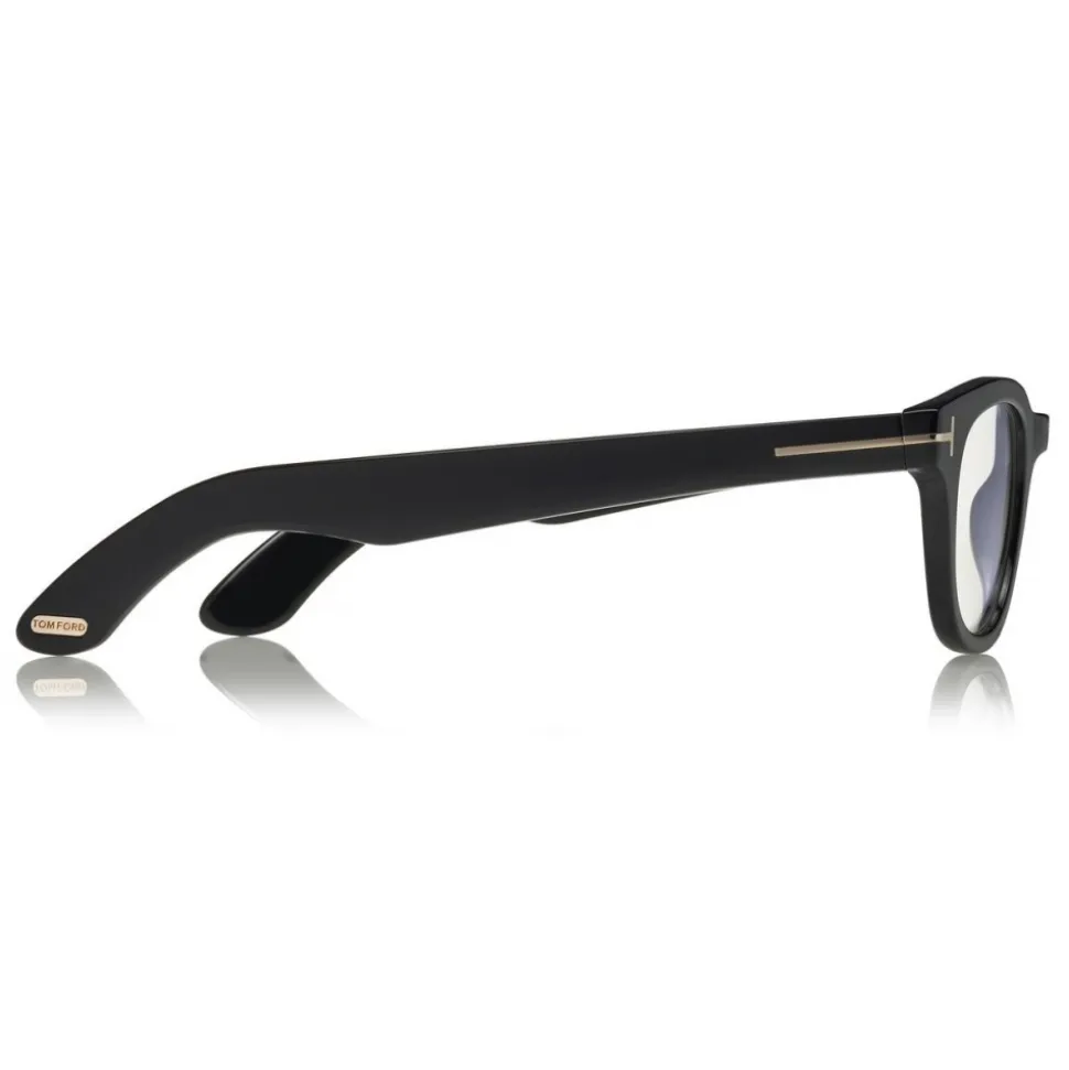 Tom Ford - Rectangle Optical Glasses - Rectangle Optical Glasses - Black - FT5558-B - Optical Glasses - Tom Ford Eyewear - Avvenice