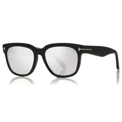 Tom Ford - Rhett Sunglasses - Square Acetate Sunglasses - Black - FT0714 - Sunglasses - Tom Ford Eyewear - Avvenice
