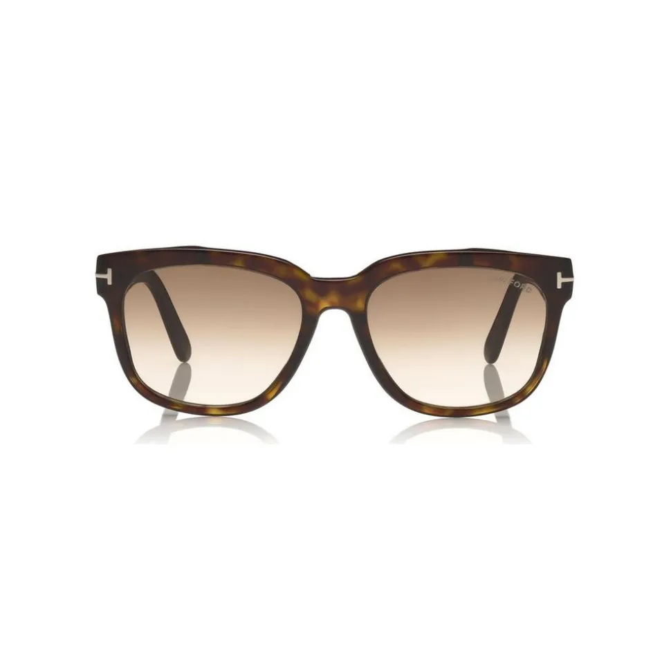 Tom Ford - Rhett Sunglasses - Square Acetate Sunglasses - Dark Havana - FT0714 - Sunglasses - Tom Ford Eyewear - Avvenice
