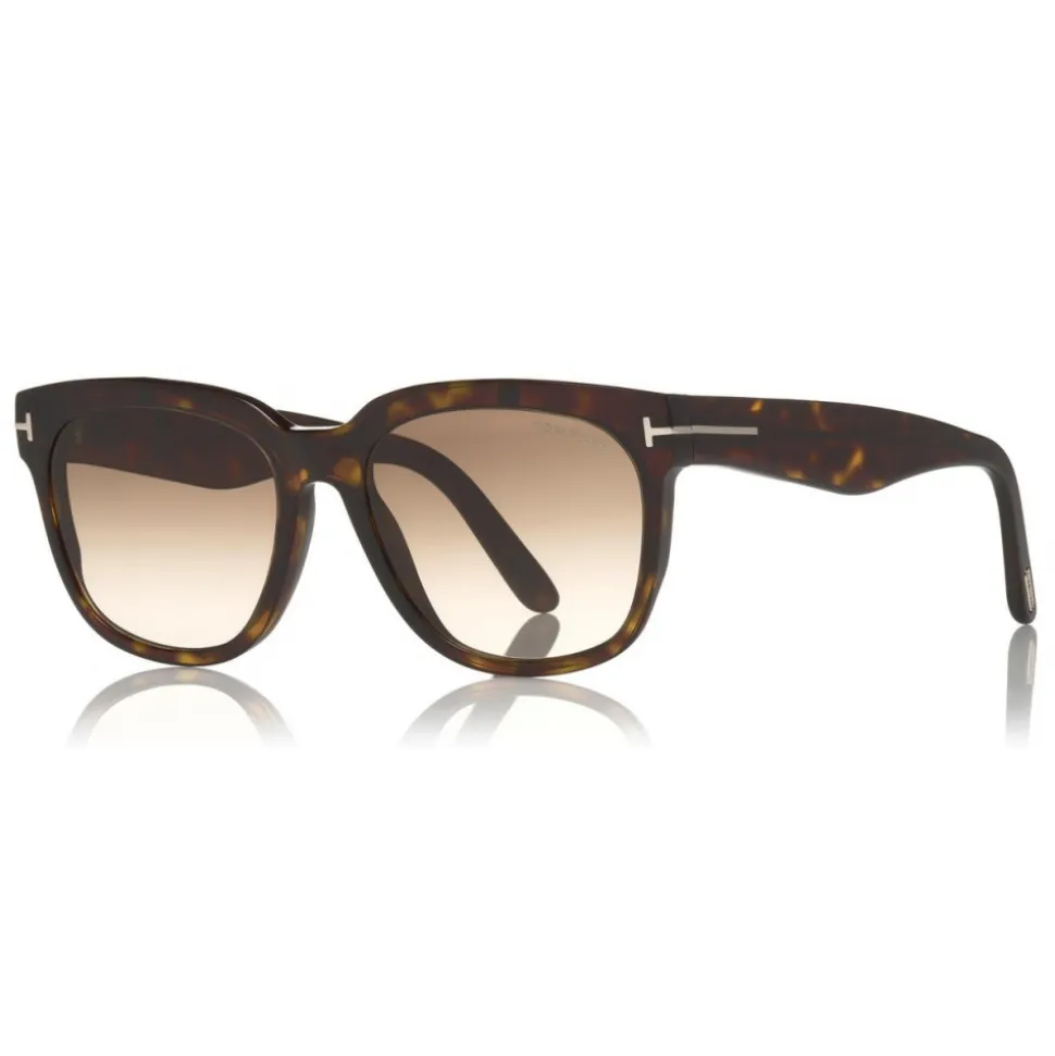 Tom Ford - Rhett Sunglasses - Square Acetate Sunglasses - Dark Havana - FT0714 - Sunglasses - Tom Ford Eyewear - Avvenice