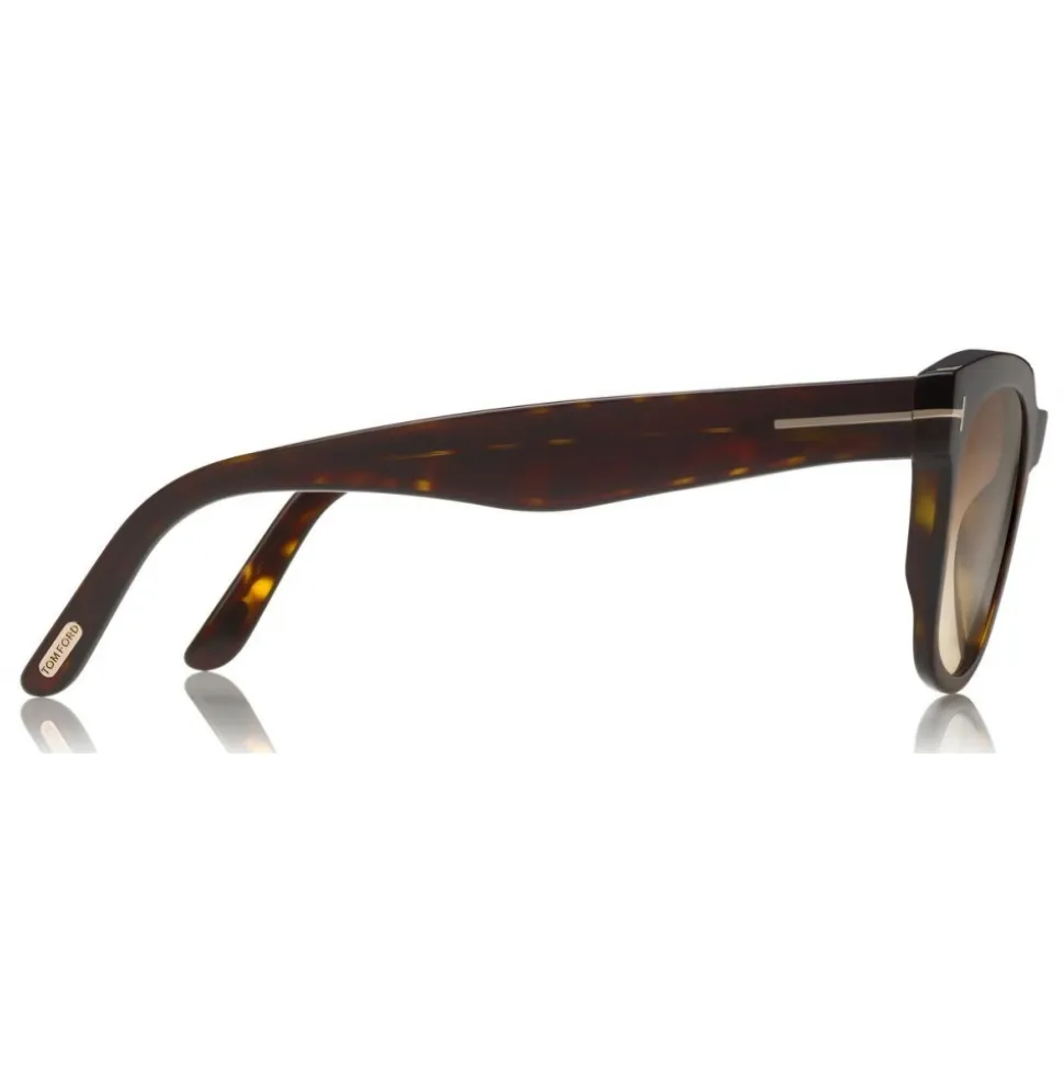 Tom Ford - Rhett Sunglasses - Square Acetate Sunglasses - Dark Havana - FT0714 - Sunglasses - Tom Ford Eyewear - Avvenice