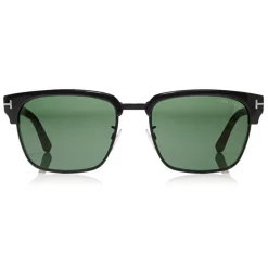 Tom Ford - River Vintage Square Sunglasses - Square Sunglasses - Black - FT0367 - Sunglasses - Tom Ford Eyewear - Avvenice