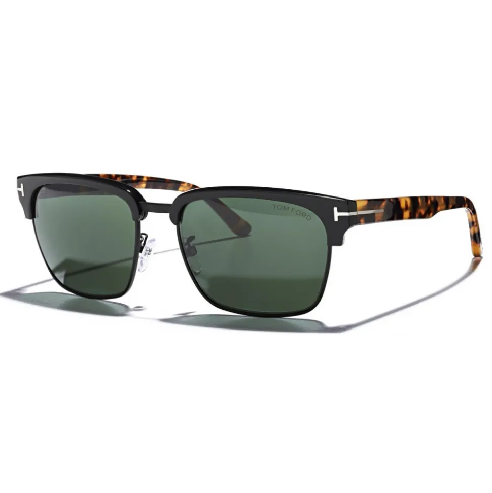 Tom Ford - River Vintage Square Sunglasses - Square Sunglasses - Black - FT0367 - Sunglasses - Tom Ford Eyewear - Avvenice