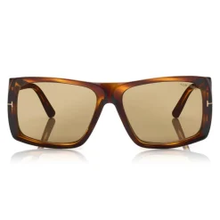 Tom Ford - Rizzo Sunglasses - Square Acetate Sunglasses - FT0730 - Havana - Tom Ford Eyewear - Avvenice