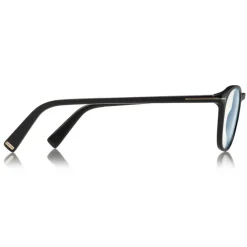Tom Ford - Round Optical Glasses - Black - FT5583-B - Optical Glasses - Tom Ford Eyewear - Avvenice