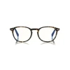 Tom Ford - Round Optical Sunglasses - Dark Havana - FT5583-B - Optical Glasses - Tom Ford Eyewear - Avvenice